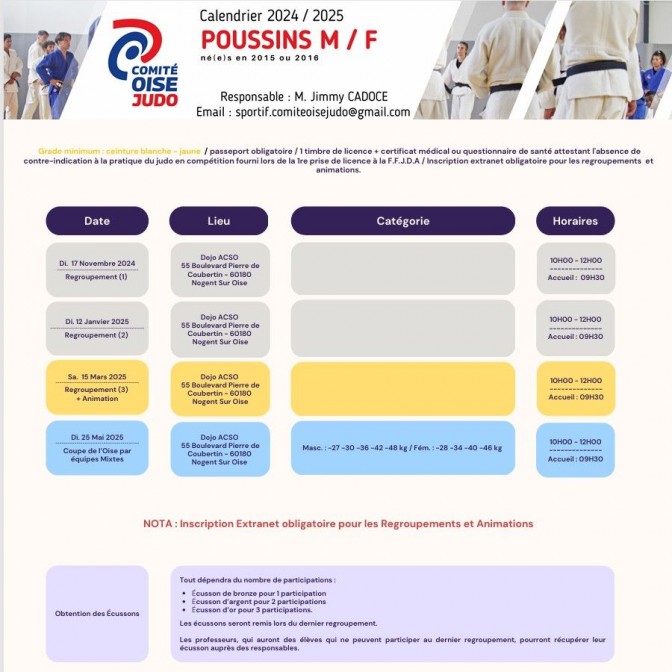 Image de l'actu 'calendrier poussins'